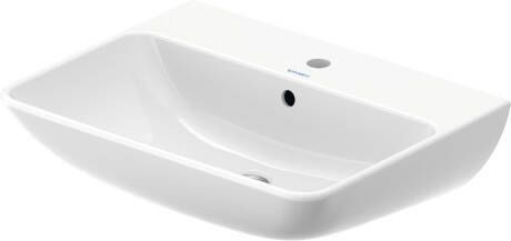 DURAVIT Me By Starck wastafel 65x49cm 1 kraangat glans wit