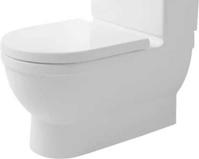 DURAVIT Starck 3 Big toilet duoblok wit zonder zitting reservoir Wondergliss
