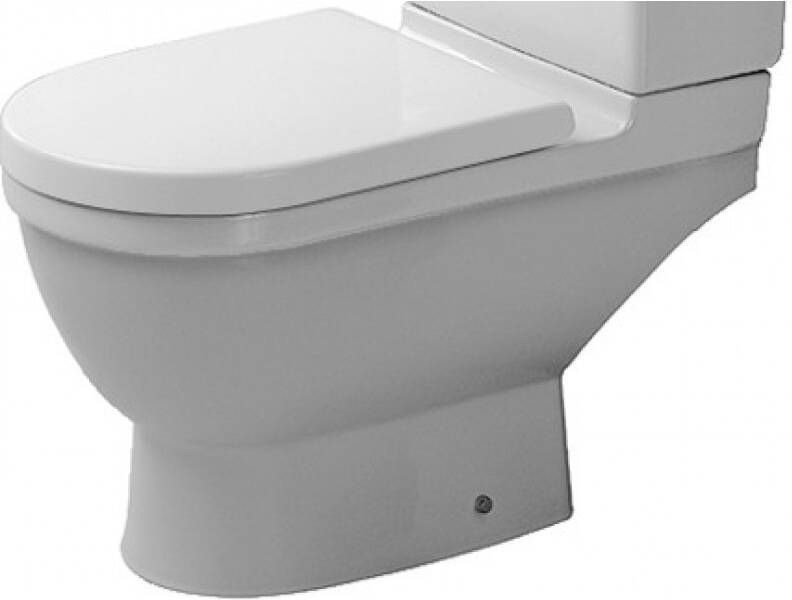 DURAVIT Starck 3 duoblok toilet PK zonder reservoir zitting wit HygieneGlaze