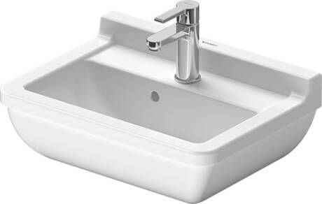 Duravit Philippe Starck 3 wastafel 50x36cm Wondergliss wit 3005000001