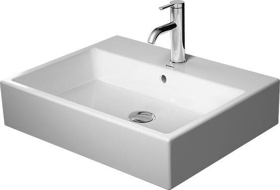 Duravit Vero Air wastafel met kraangat overloop en onderzijde geglazuurd 16 5 x 60 x 47 cm wit