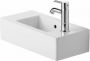 Duravit Vero fontein 50x25cm 1 kraangat rechts met overloop wit 0703500008 - Thumbnail 2