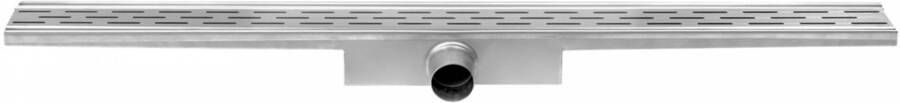 EASYDRAIN Easy Drain Compact RVS douchegoot LxB= 1000x60mm rechthoekig met RVS rooster schuifeind horizontaal 50mm met sifon - Foto 5