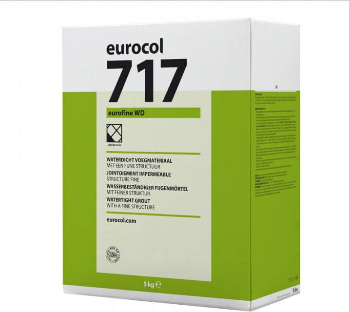 Eurocol 717 Eurofine WD voegmiddel 5 kg antraciet