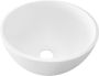 Douche Concurrent Waskom Opbouw Isan Rond 25x25x13cm Solid Surface Mat Wit - Thumbnail 4