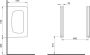 Saniclear Modern Iron douchecabine 120x80 met 80cm deur verouderd ijzer gunmetal - Thumbnail 3