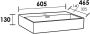 Saniclass Legend Meubelwastafel 60x47x13cm overloop 1 wasbak 1 kraangat keramiek wit 2207 - Thumbnail 3