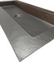 Bewonen Luuk badmeubel 60cm acryl wastafel Slade zwart 1 kraangat mat zwart met LED spiegel geassembleerd - Thumbnail 4