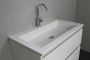 Bewonen Luuk badmeubel 80cm acryl wastafel 1 kraangat hoogglans wit met LED spiegel geassembleerd - Thumbnail 3