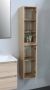 Bewonen Luuk hoge kast 145x30x30cm eiken bouwpakket - Thumbnail 2