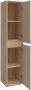 Saniclass Nexxt 160 Badkamerkast 160x35x35cm 2 links rechtsdraaiende deuren hout Smoked oak 7007SOG - Thumbnail 2