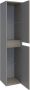 Saniclass Nexxt Badkamerkast 160x35x35cm 2 greep loze links rechtsdraaiende deuren MDF mat taupe 7121 - Thumbnail 2