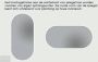 IChoice Ovaal spiegel 50x100cm omkeerbaar met LED verlichting rondom - Thumbnail 4