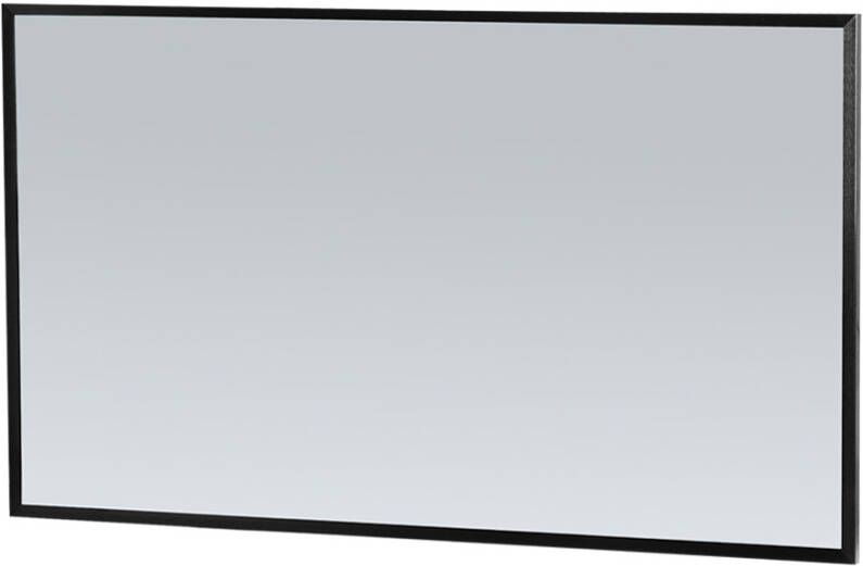 iChoice Silhouette spiegel 120x70cm frame mat zwart aluminium