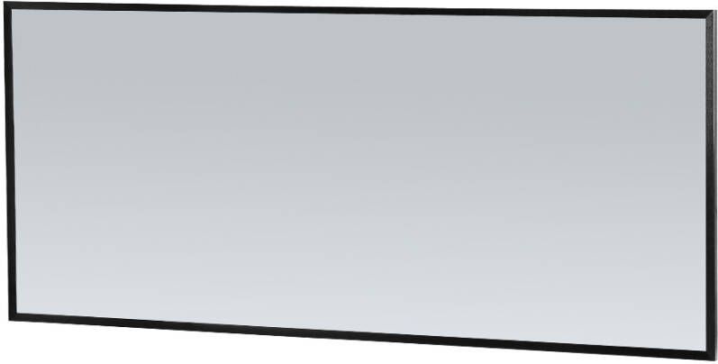 iChoice Silhouette spiegel 160x70cm frame mat zwart aluminium
