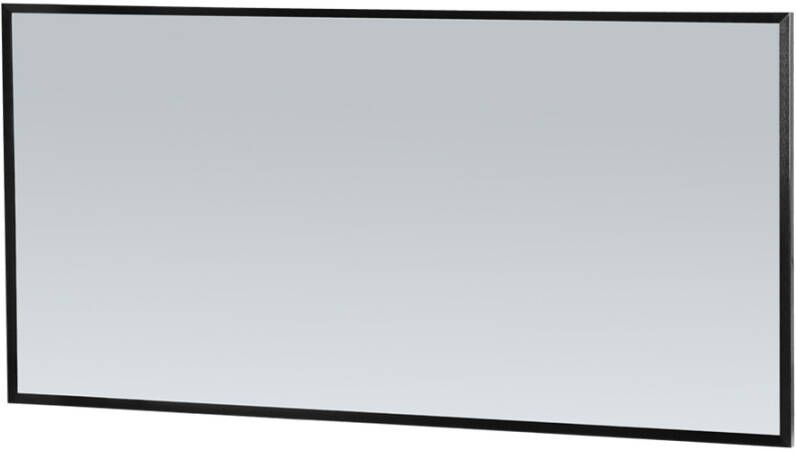 iChoice Silhouette spiegel 140x70cm frame mat zwart aluminium