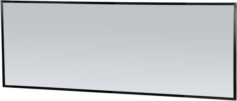 iChoice Silhouette spiegel 200x70cm frame mat zwart aluminium