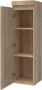 BRAUER Solution Badkamerkast 120x35x35cm 1 linksdraaiende deur hout grey oak HK-NWS120LGO - Thumbnail 2