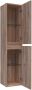 BRAUER Solution Badkamerkast 160x35x35cm 2 greeploze links- rechtsdraaiende deur MFC Almond HK-SL160AL - Thumbnail 2