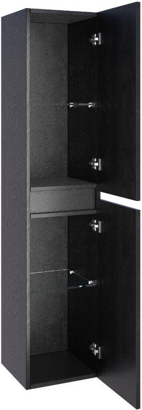 iChoice Solution hoge kast 160x35x35cm MFC Black Wood