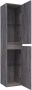 Saniclass Solution Badkamerkast 160x35x35cm 2 greeploze links- rechtsdraaiende deur MFC grey Canyon HK-SL160GC - Thumbnail 2
