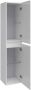 Saniclass Solution Badkamerkast 160x35x35cm 2 greeploze links- rechtsdraaiende deur MDF hoogglans wit 7800 - Thumbnail 2