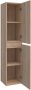 Saniclass Solution Badkamerkast 160x35x35cm 2 links- rechtsdraaiende deuren hout Smoked oak HK-MES160SO - Thumbnail 2