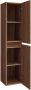 Saniclass Solution Badkamerkast 160x35x35cm 2 greeploze links- rechtsdraaiende deuren hout Natural walnut HK-WWS160NWA - Thumbnail 2