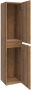 Saniclass Solution Badkamerkast 160x35x35cm 2 greeploze links- rechtsdraaiende deur MFC old castle 7836 - Thumbnail 2