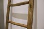 Bewonen Outlet Teun badkamer decoratie ladder rustiek 150cm bruin teak - Thumbnail 3