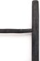 Bewonen Teun badkamer decoratie ladder rustiek 175cm zwart teak - Thumbnail 3