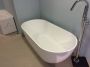 Riho Solid Surface vrijstaand bad met 2 ligzijdes 170x80cm mat wit solid surface - Thumbnail 8