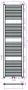Royal Plaza Sorbus r radiator 50x180 n41 666w recht met midden aansluiting grijs metallic 57263 - Thumbnail 4