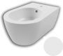 Royal Plaza Novia wandbidet met overloop 1 kraangat mat wit - Thumbnail 3