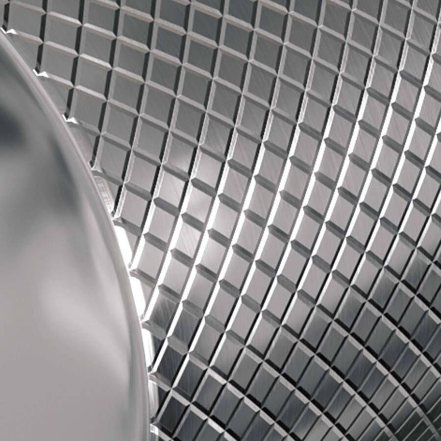 Brauer Chrome Carving inbouw wastafelkraan gebogen uitloop achterplaat hendel 1 links chroom