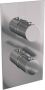 Brauer Chrome Carving thermostatische inbouw regendouche set 34 3-weg omstelling 30 cm douchekop gebogen muurarm 3-standen handdouche doucheslang wandaansluitbocht chroom - Thumbnail 8