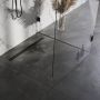 Brauer Douchegoot 100x7 cm Zwart Vloerflens Inclusief Kunststof Sifon Verstelbare Poten - Thumbnail 8