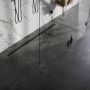 Brauer Douchegoot 180x7 cm Zwart Vloerflens Inclusief Kunststof Sifon Verstelbare Poten - Thumbnail 8