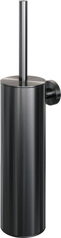 Brauer Gunmetal Edition toilet accessoires set 3-in-1 geborsteld gunmetal PVD