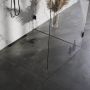 Brauer Douchegoot WallDrain Zwart Geborsteld Muur Montage 60x7 cm Inclusief Sifon Kunststof Standaard Rooster - Thumbnail 3