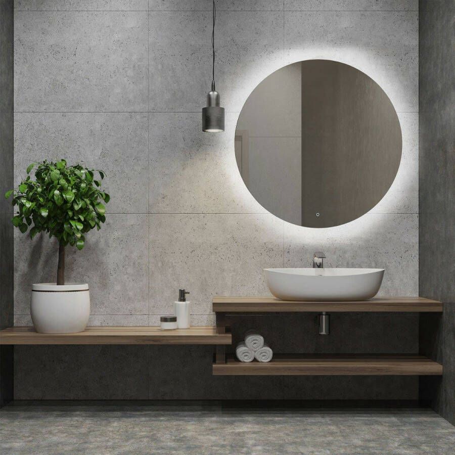 By Goof Lina badkamerspiegel Rond 120x120cm LED
