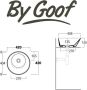 By Goof Mees Design Waskom 42x42x16.5cm Rond Mat Grijs SW073S6186 - Thumbnail 4