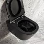 CATALANO New Zero wandcloset 55X35 cm mat zwart met gratis toiletblokhouder en 8 Duofresh sticks - Thumbnail 3