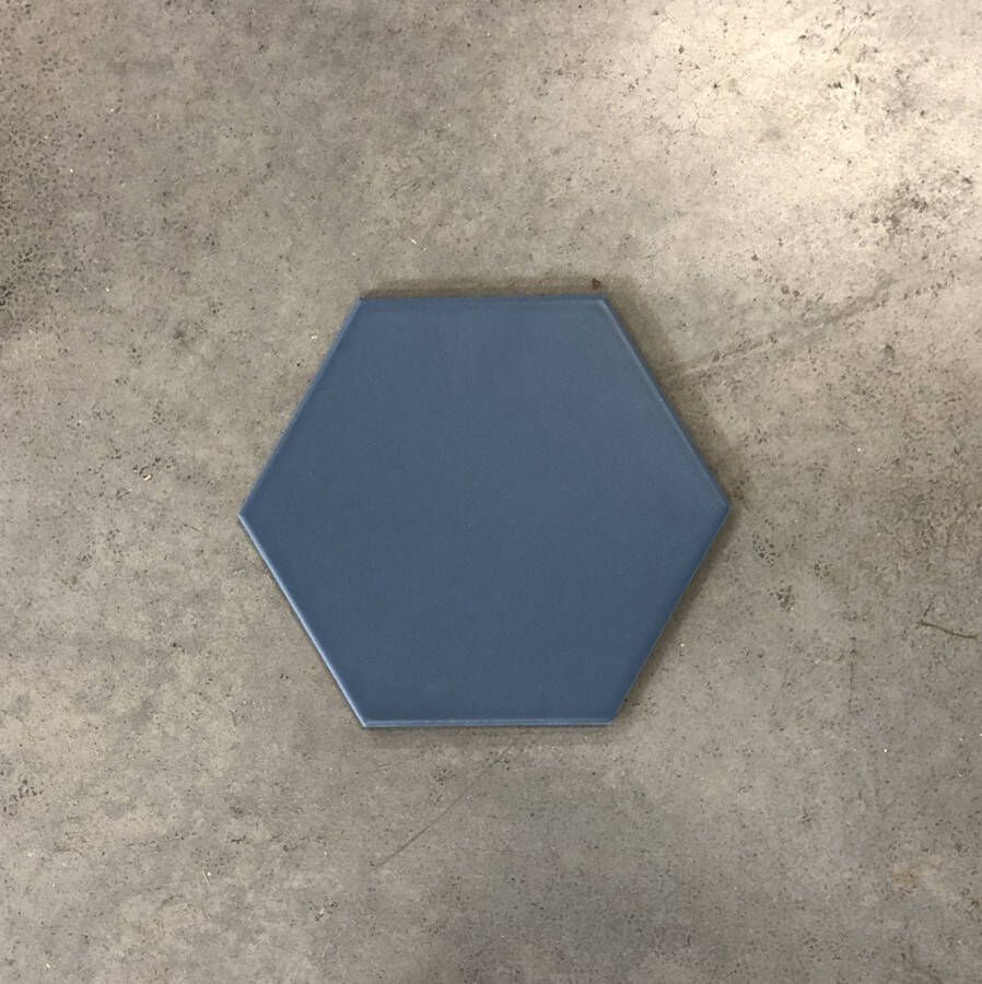 Cifre Timeless hexagon tegel 15x17 Marine mat