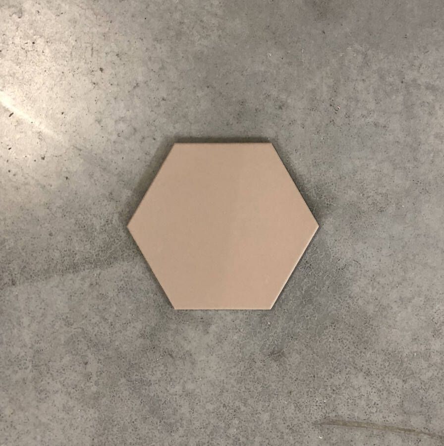 Cifre Timeless hexagon tegel 15x17 Taupe mat