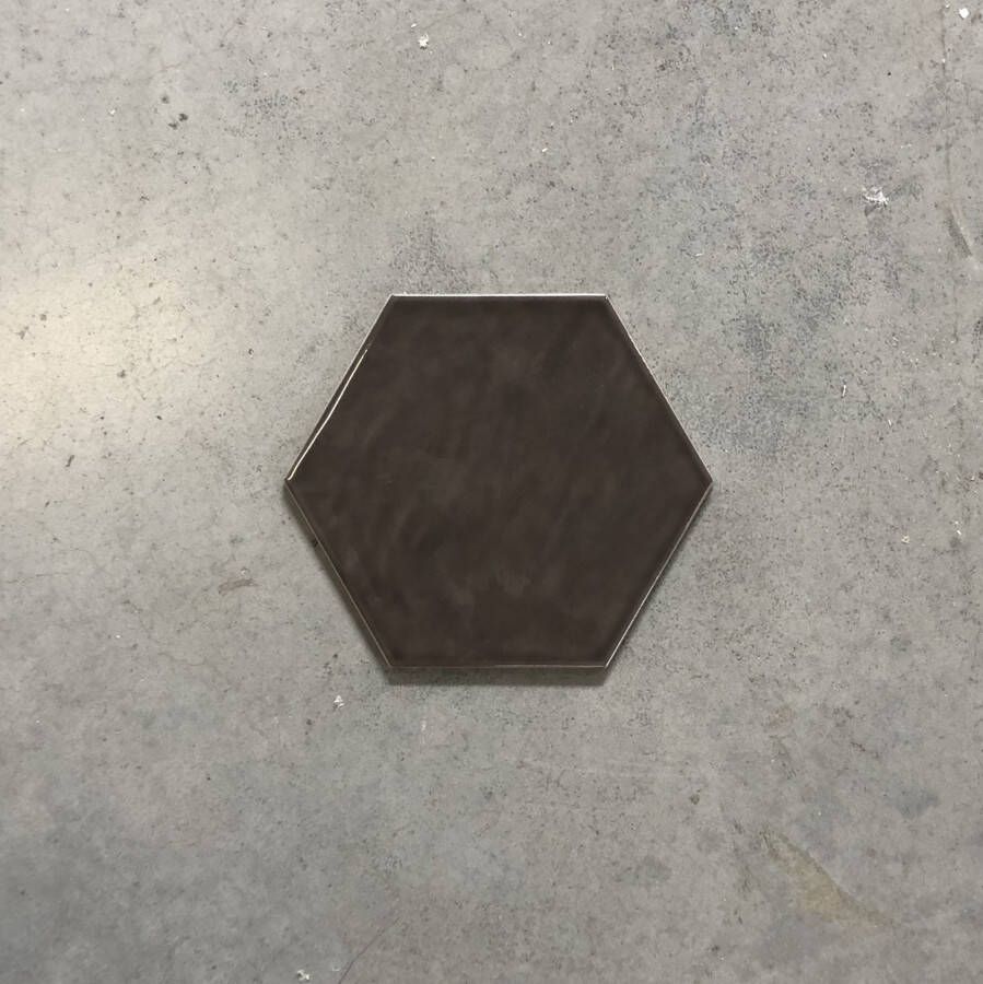 Cifre Vodevil hexagon tegel 17 5x17 5 Antraciet