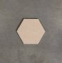 Cifre Ceramica Cifre Cerámica Wandtegel hexagon Vodevil Vison 17 5x17 5 cm Vintage Glans Lichtbruin SW07310745-4 - Thumbnail 3
