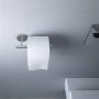 Clou Flat toiletrolhouder 16.5x4.8cm zonder klep chroom CL 09.02030 - Thumbnail 5