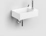 Clou Flush fontein 35.5x24.5cm inclusief plug met kraangat keramiek glanzend wit CL 03.03420.01 - Thumbnail 4