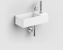 Clou New Flush 3 fontein 35x18cm inclusief plug met kraangat keramiek glanzend wit CL 03.03430.01 - Thumbnail 4